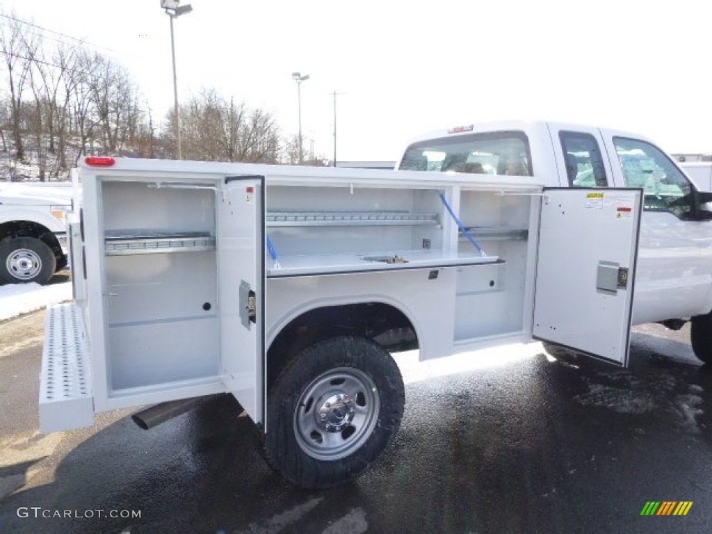 2014 F350 Super Duty XL SuperCab 4x4 - Oxford White / Steel photo #10