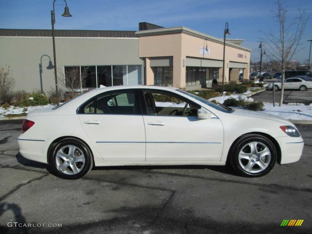 2005 RL 3.5 AWD Sedan - Premium White Pearl / Parchment photo #9