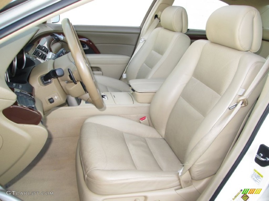 2005 RL 3.5 AWD Sedan - Premium White Pearl / Parchment photo #13