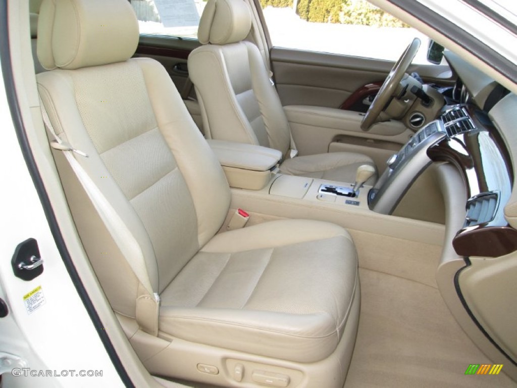 2005 RL 3.5 AWD Sedan - Premium White Pearl / Parchment photo #14