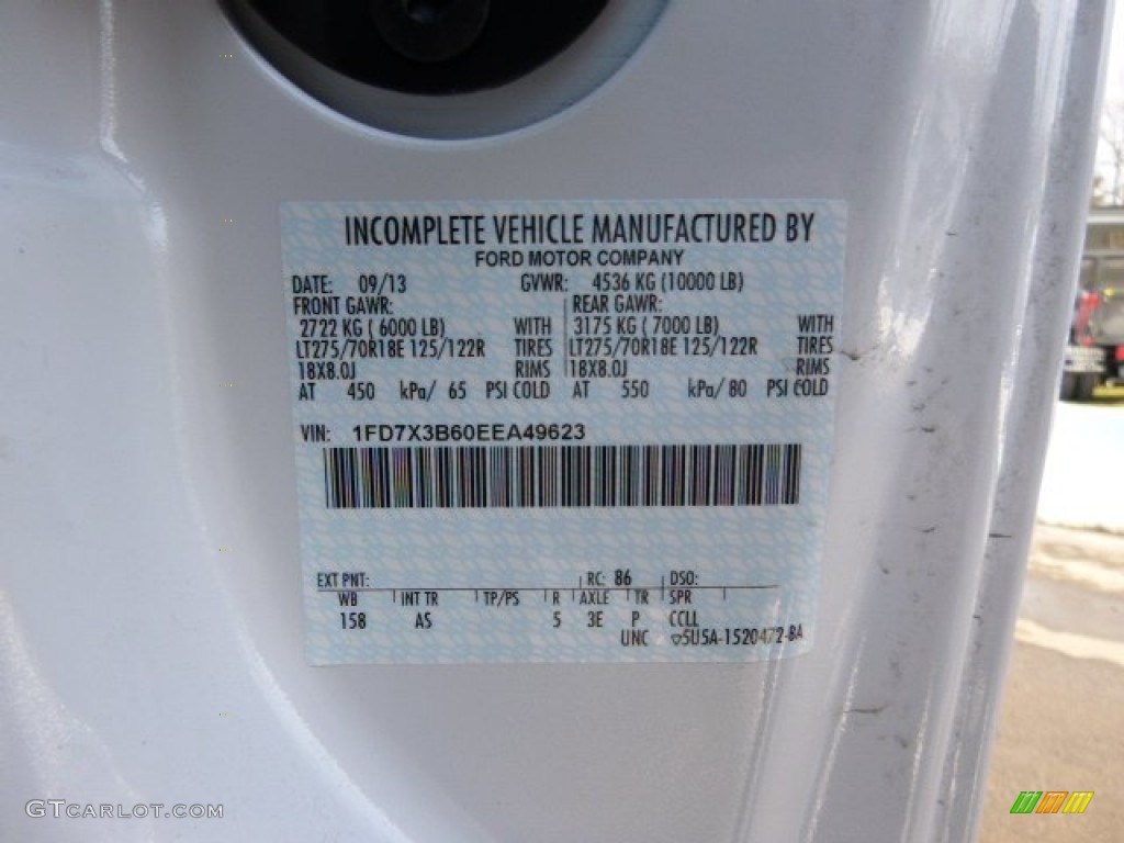 2014 F350 Super Duty XL SuperCab 4x4 - Oxford White / Steel photo #20