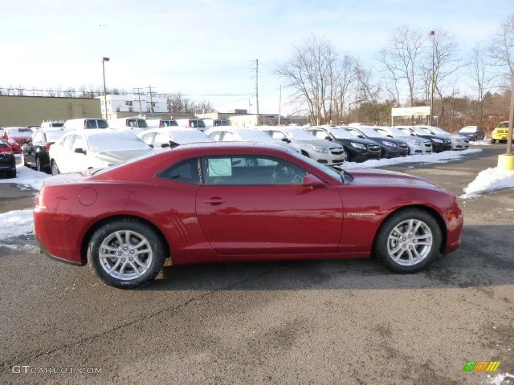 2014 Camaro LS Coupe - Red Rock Metallic / Black photo #4