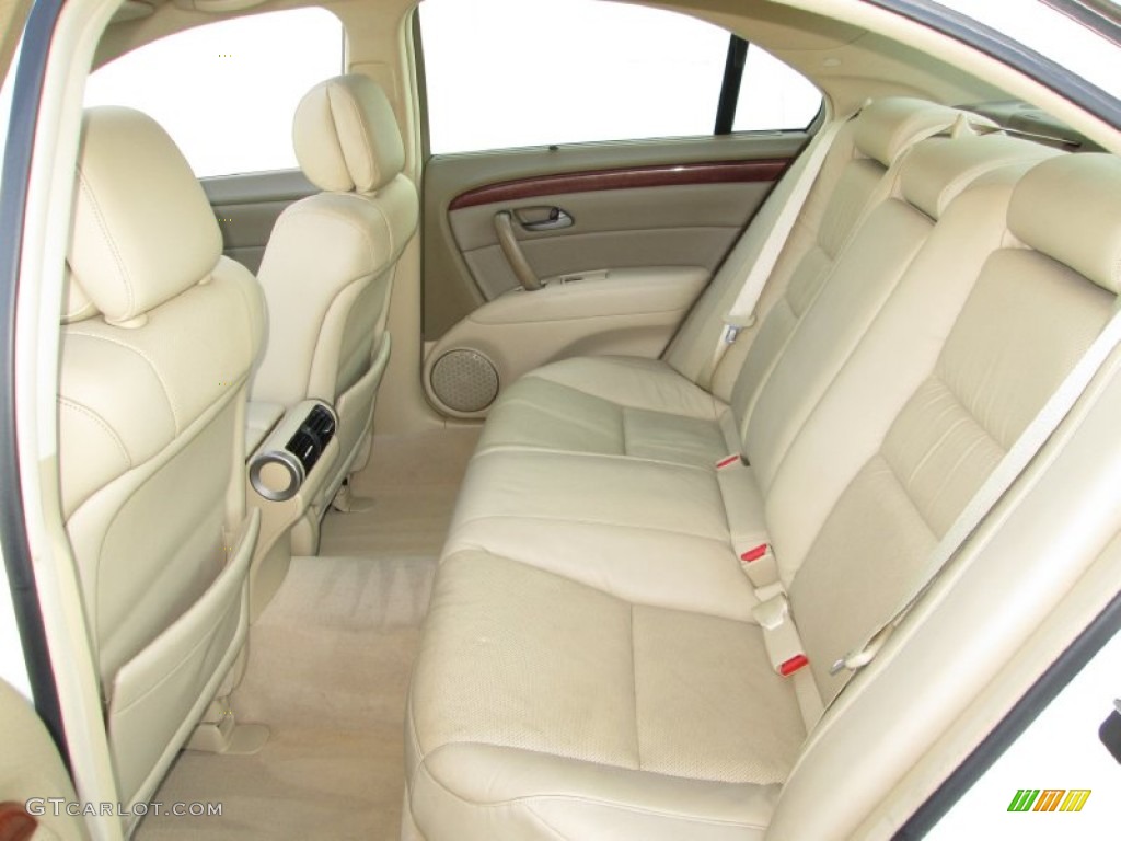 2005 Acura RL 3.5 AWD Sedan Rear Seat Photo #89012325