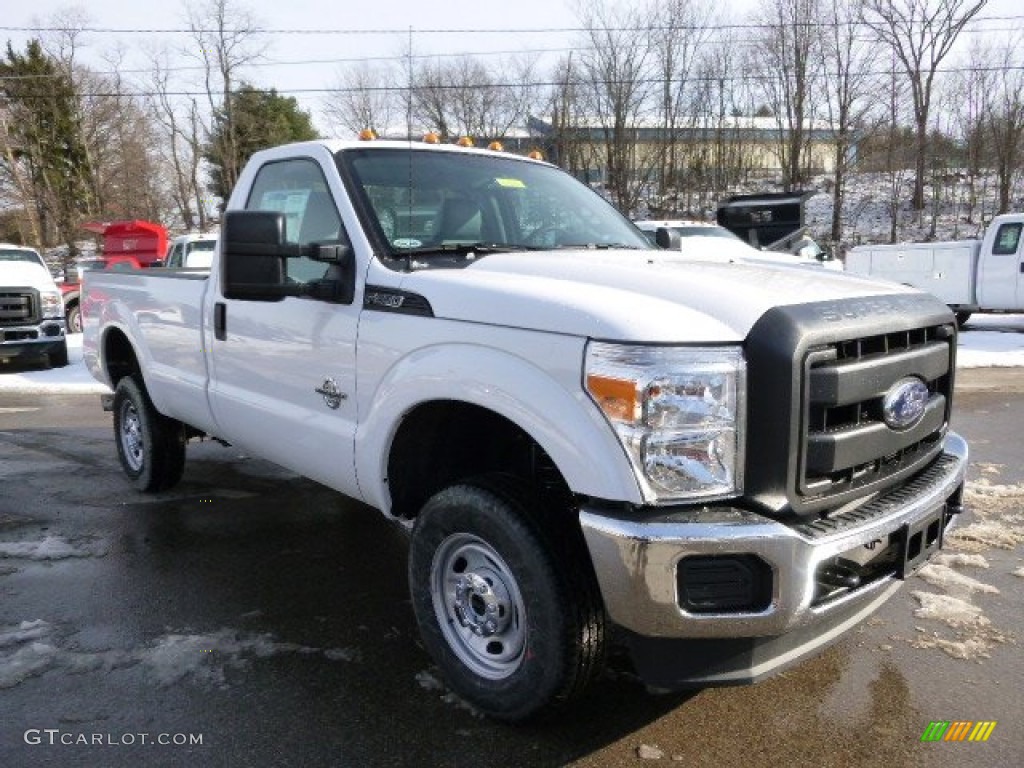 Oxford White 2014 Ford F350 Super Duty XL Regular Cab 4x4 Exterior Photo #89012781