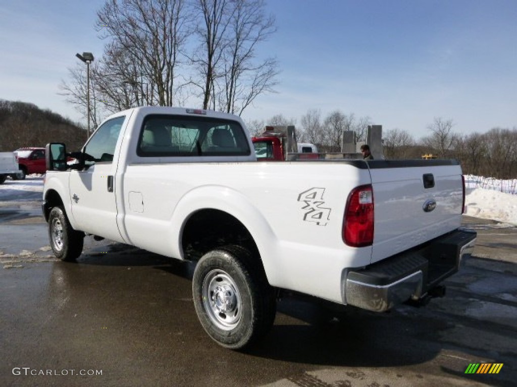 2014 F350 Super Duty XL Regular Cab 4x4 - Oxford White / Steel photo #6