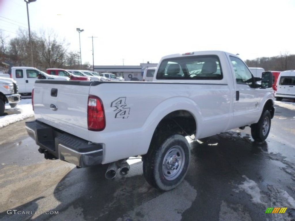 2014 F350 Super Duty XL Regular Cab 4x4 - Oxford White / Steel photo #8