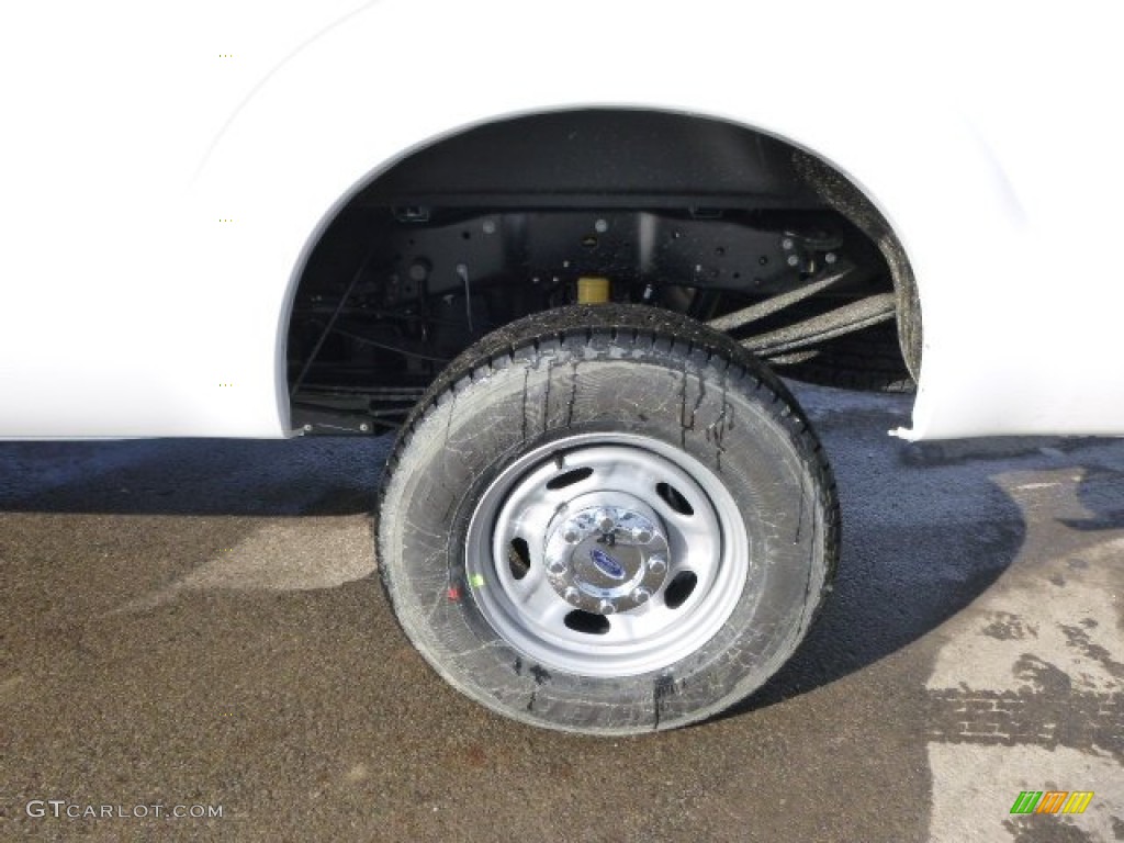 2014 F350 Super Duty XL Regular Cab 4x4 - Oxford White / Steel photo #9