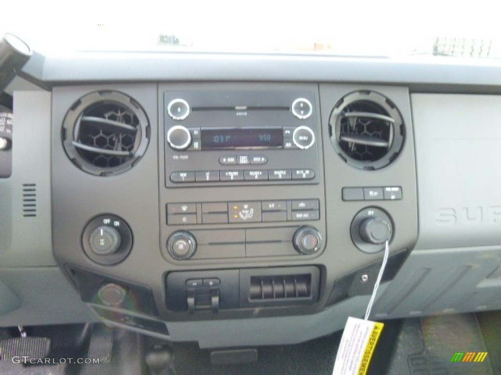 2014 F350 Super Duty XL Regular Cab 4x4 - Oxford White / Steel photo #14