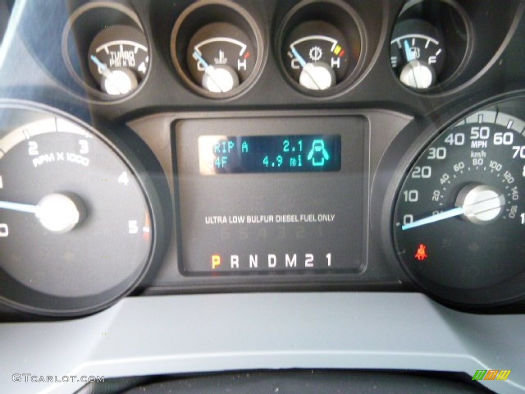 2014 F350 Super Duty XL Regular Cab 4x4 - Oxford White / Steel photo #19