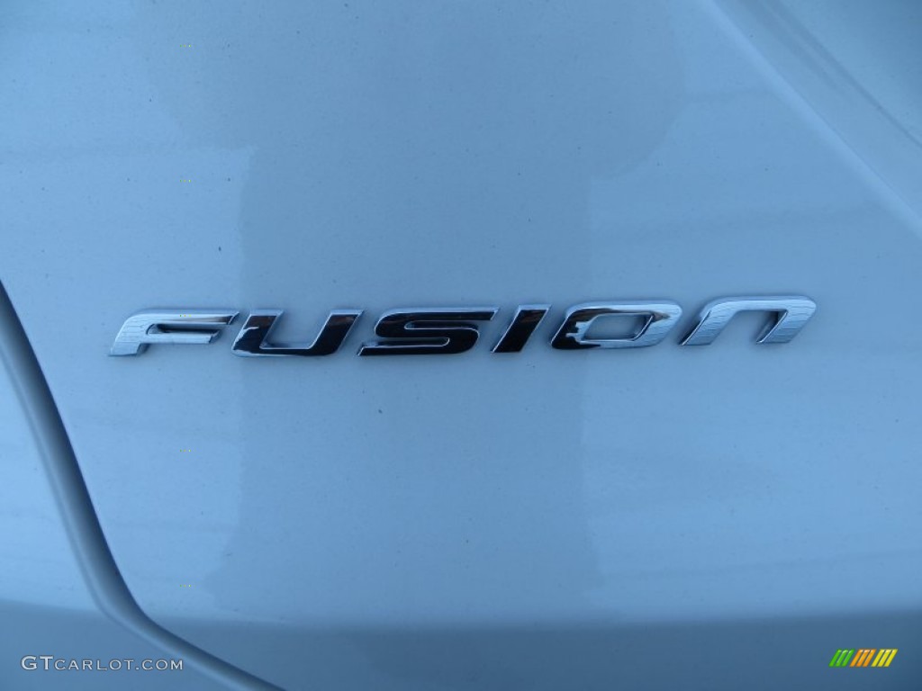 2014 Fusion SE EcoBoost - White Platinum / Charcoal Black photo #16