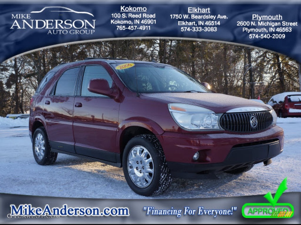 Cardinal Red Metallic Buick Rendezvous