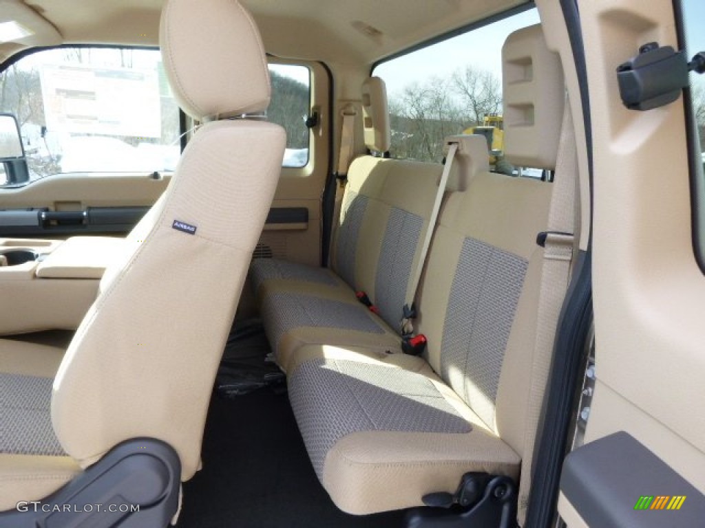 Adobe Interior 2014 Ford F250 Super Duty XLT SuperCab 4x4 Photo #89013888