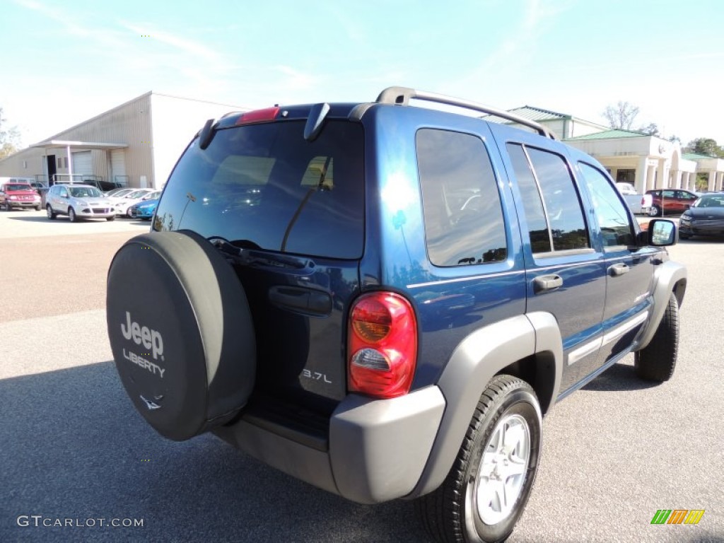 2003 Liberty Sport - Patriot Blue Pearl / Dark Slate Gray photo #13