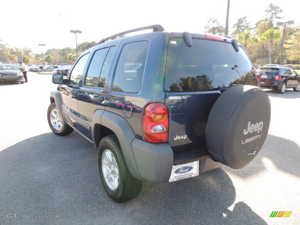 2003 Liberty Sport - Patriot Blue Pearl / Dark Slate Gray photo #15