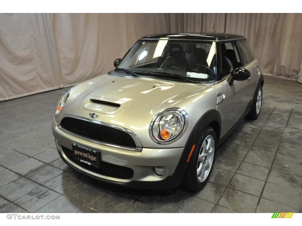 2010 Cooper S Hardtop - Sparkling Silver Metallic / Checkered Carbon Black/Black photo #1