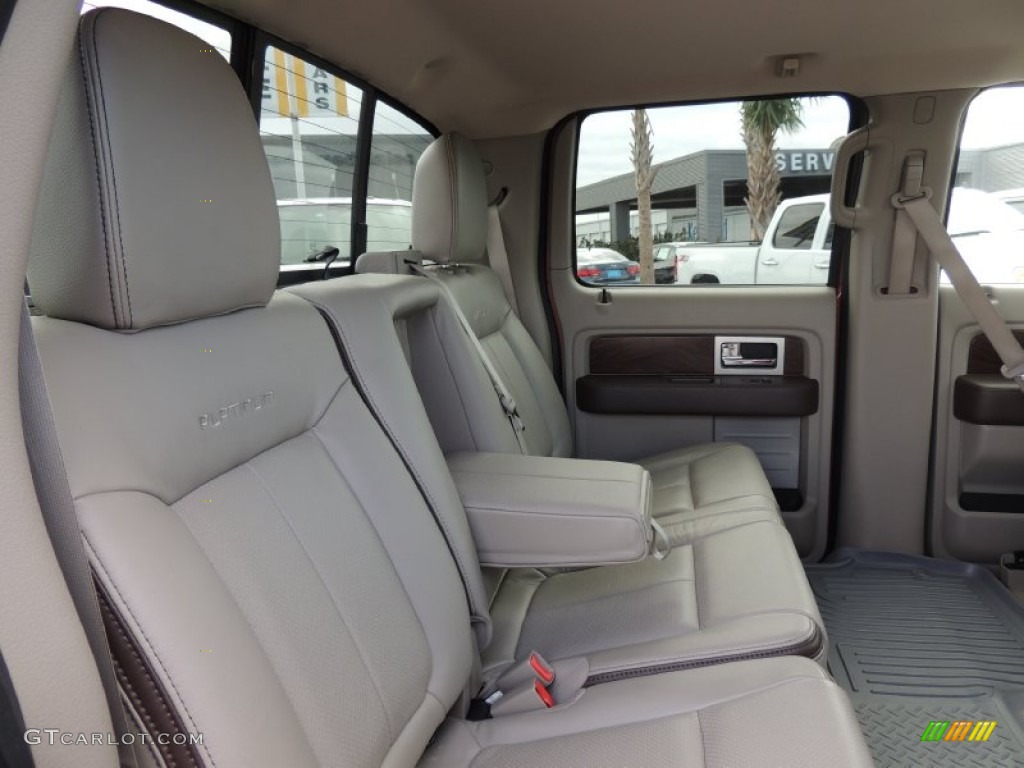2010 F150 Platinum SuperCrew - Red Candy Metallic / Tan photo #9