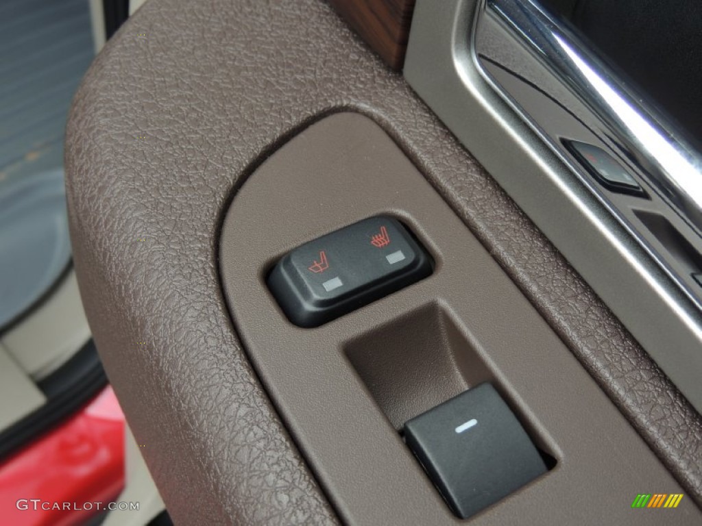 2010 F150 Platinum SuperCrew - Red Candy Metallic / Tan photo #10