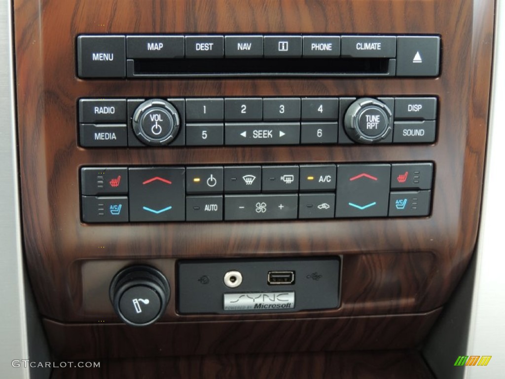 2010 F150 Platinum SuperCrew - Red Candy Metallic / Tan photo #23