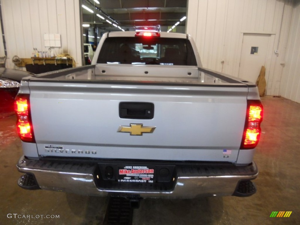 2014 Silverado 1500 LT Double Cab 4x4 - Silver Ice Metallic / Jet Black photo #9