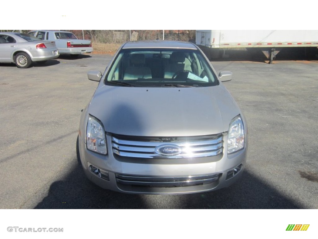 2008 Fusion SEL V6 - Silver Birch Metallic / Camel photo #1