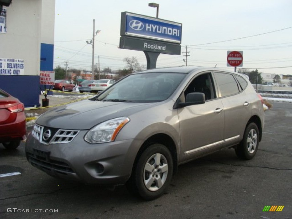 2011 Rogue S AWD - Platinum Graphite / Black photo #1