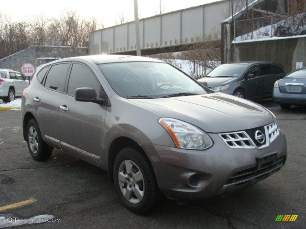 2011 Rogue S AWD - Platinum Graphite / Black photo #3