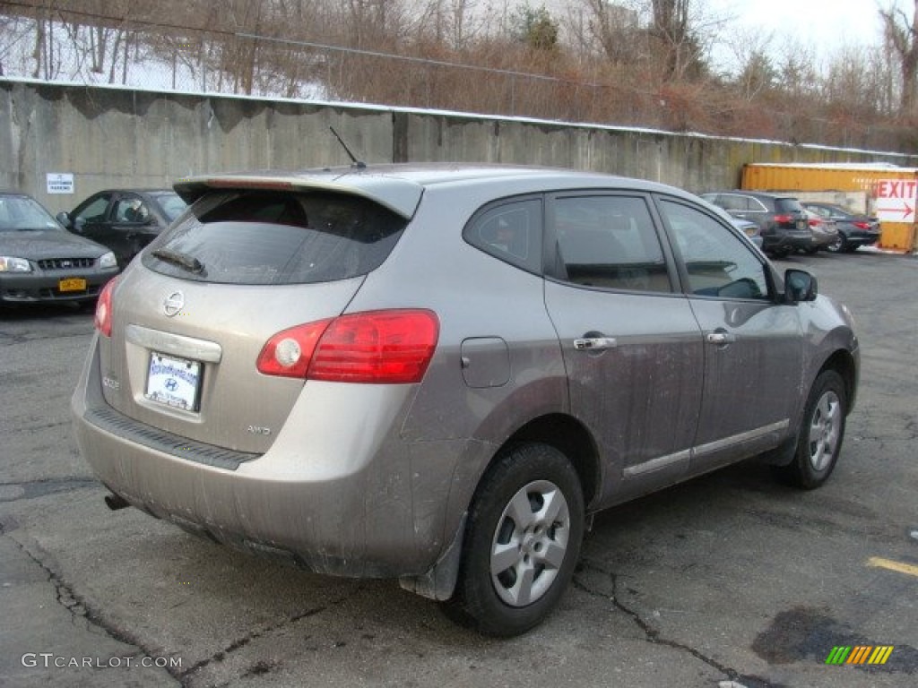 2011 Rogue S AWD - Platinum Graphite / Black photo #4