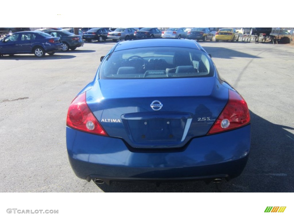 2008 Altima 2.5 S Coupe - Azure Blue Metallic / Charcoal photo #3