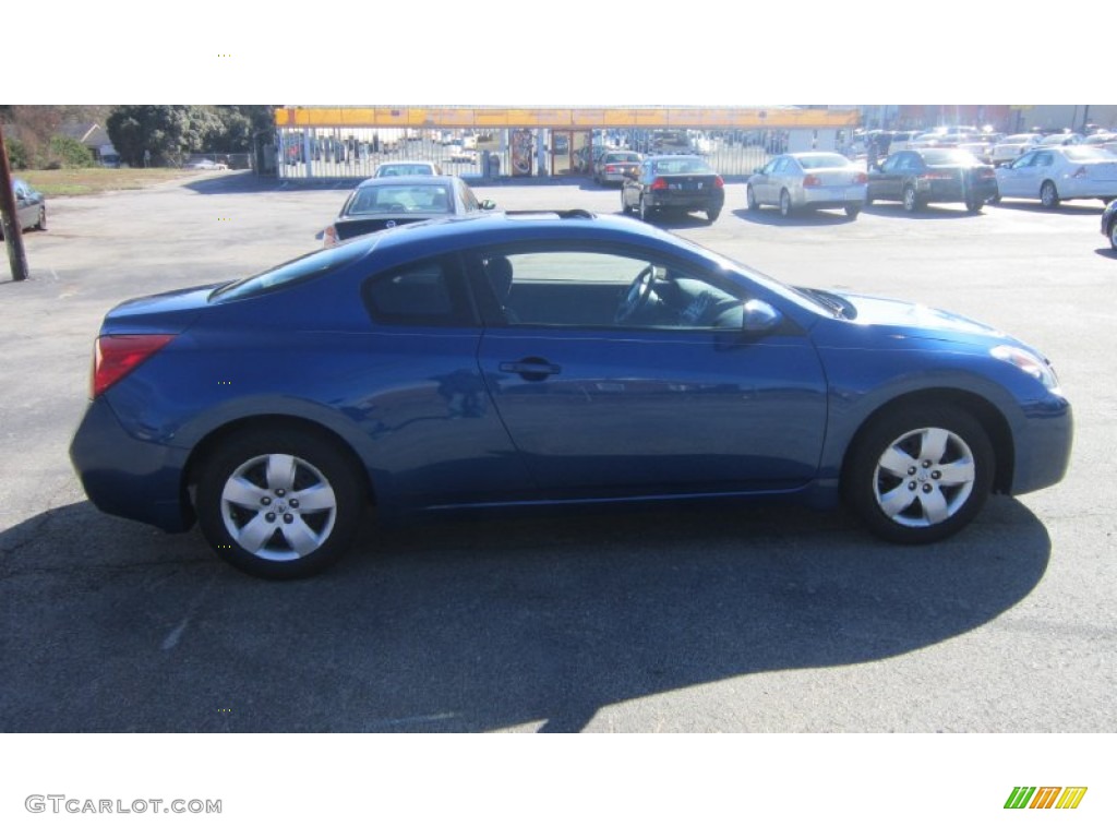 2008 Altima 2.5 S Coupe - Azure Blue Metallic / Charcoal photo #4