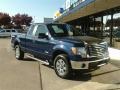 Dark Blue Pearl Metallic - F150 XLT SuperCab 4x4 Photo No. 2