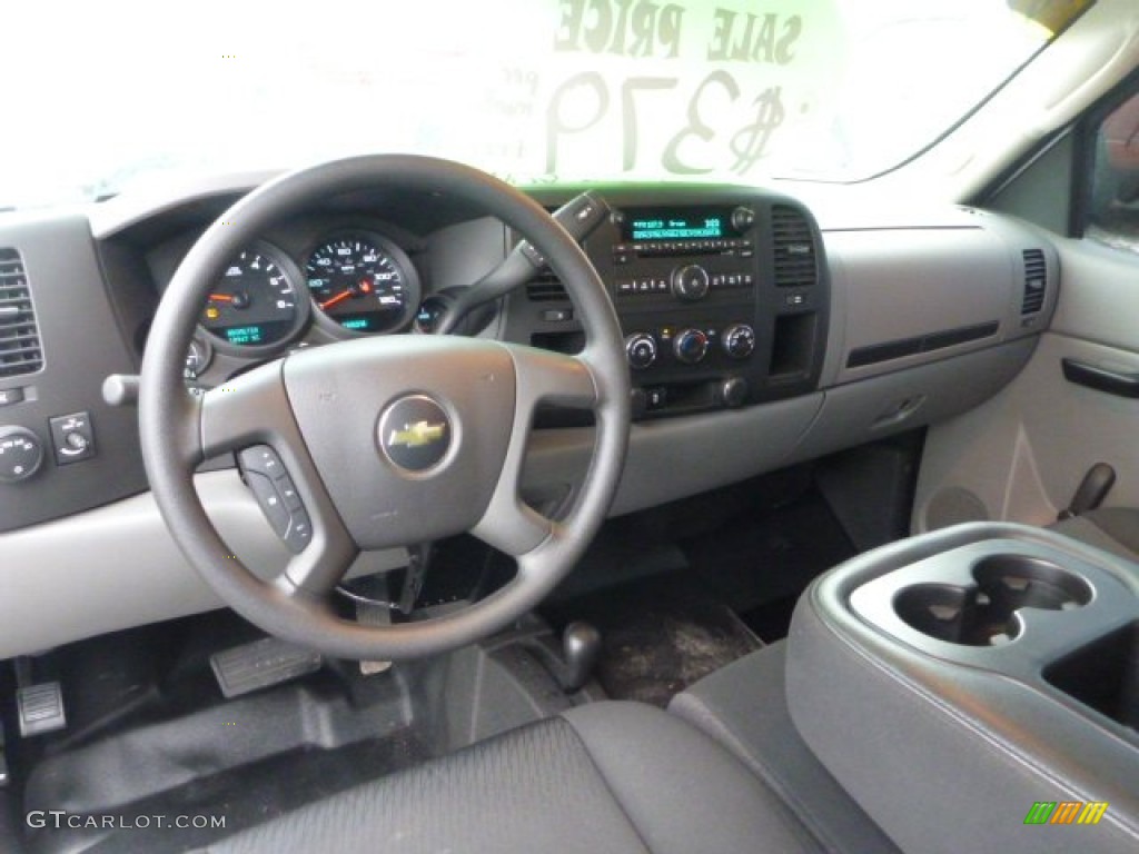 2012 Silverado 1500 Work Truck Extended Cab 4x4 - Silver Ice Metallic / Dark Titanium photo #13