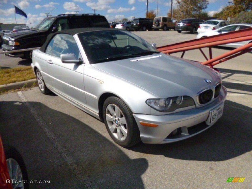 2006 3 Series 325i Convertible - Titanium Silver Metallic / Grey photo #3