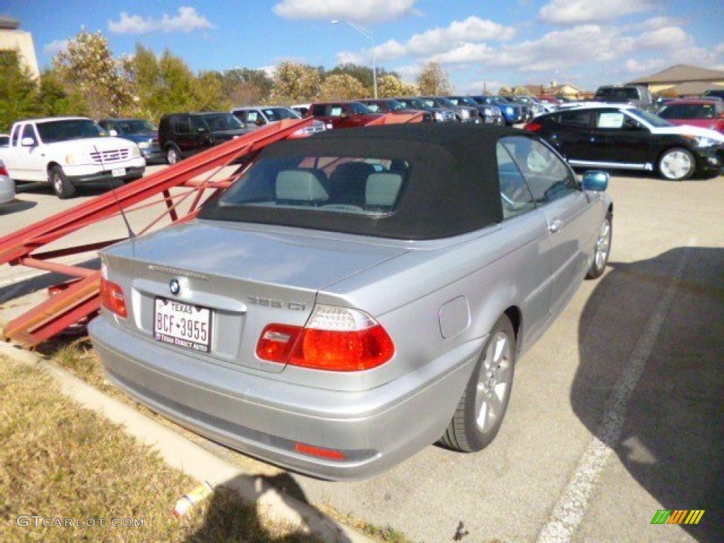 2006 3 Series 325i Convertible - Titanium Silver Metallic / Grey photo #4
