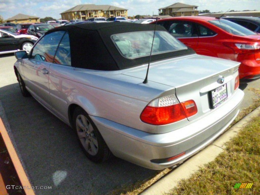 2006 3 Series 325i Convertible - Titanium Silver Metallic / Grey photo #6