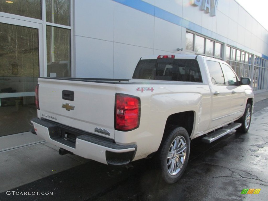 2014 Silverado 1500 High Country Crew Cab 4x4 - White Diamond Tricoat / High Country Saddle photo #3