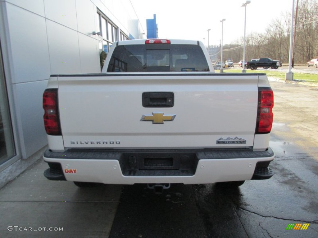 2014 Silverado 1500 High Country Crew Cab 4x4 - White Diamond Tricoat / High Country Saddle photo #4