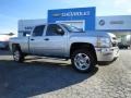 2013 Silver Ice Metallic Chevrolet Silverado 2500HD LT Crew Cab  photo #1