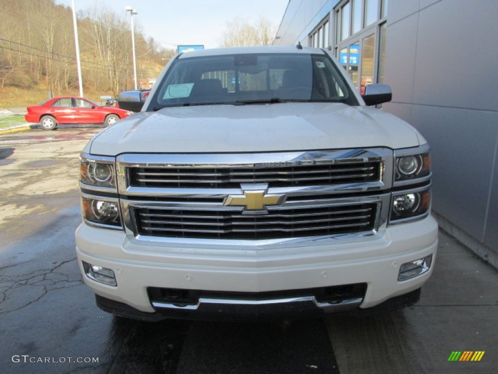 2014 Silverado 1500 High Country Crew Cab 4x4 - White Diamond Tricoat / High Country Saddle photo #9