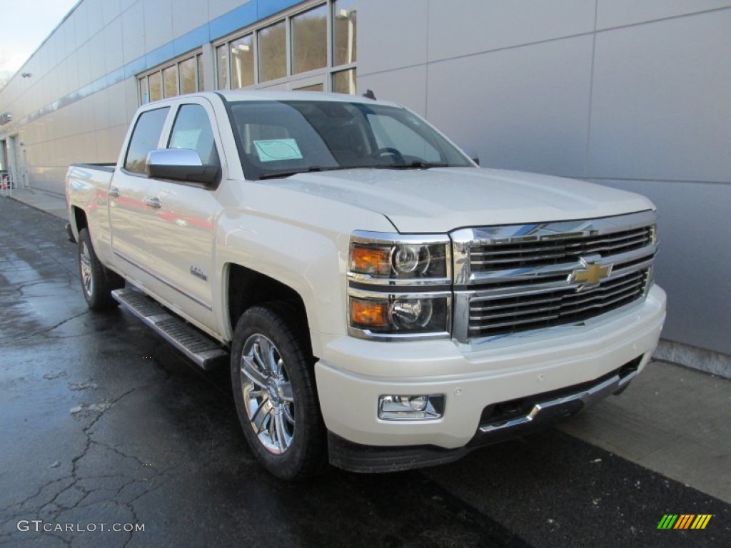 2014 Silverado 1500 High Country Crew Cab 4x4 - White Diamond Tricoat / High Country Saddle photo #10