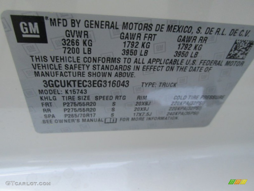 2014 Silverado 1500 High Country Crew Cab 4x4 - White Diamond Tricoat / High Country Saddle photo #19