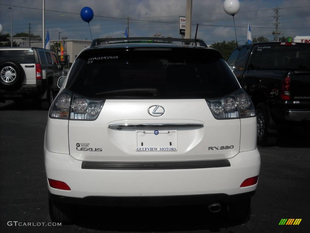 2005 RX 330 - Crystal White / Light Gray photo #4