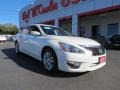 2013 Pearl White Nissan Altima 2.5 S  photo #1