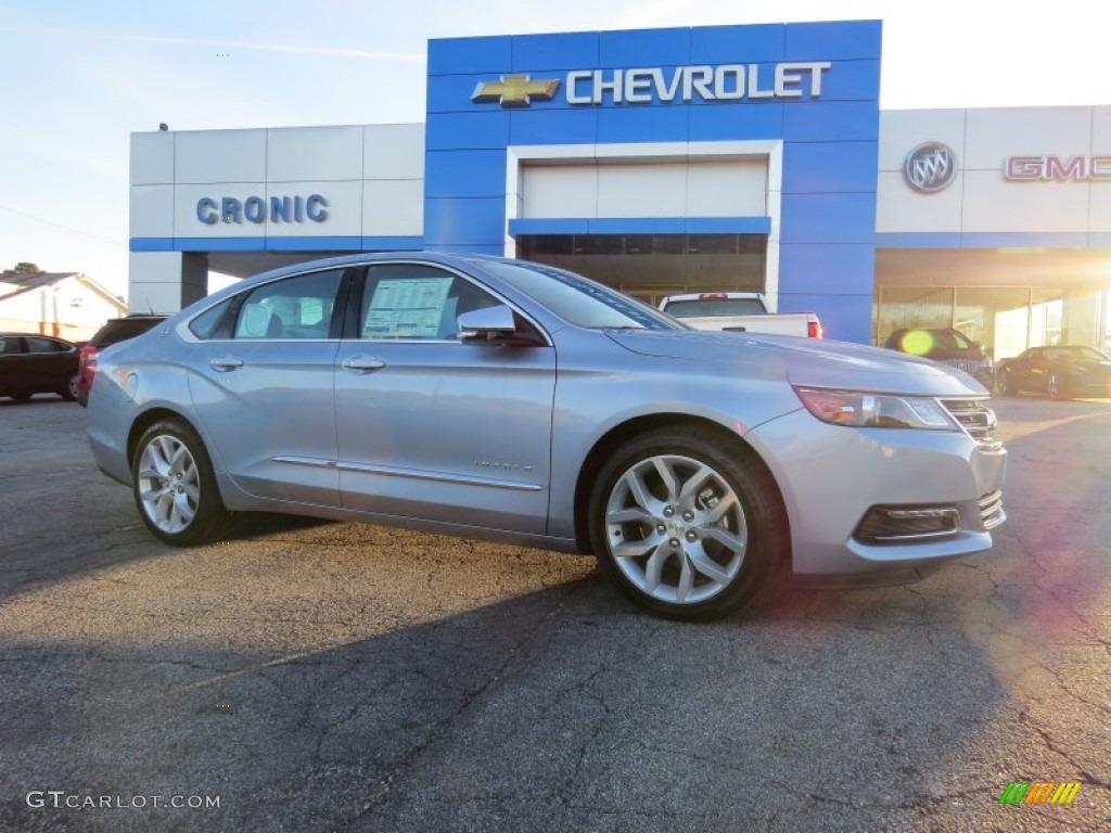 2014 Impala LTZ - Silver Topaz Metallic / Jet Black/Dark Titanium photo #1