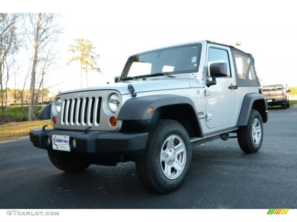 2012 Wrangler Sport 4x4 - Bright Silver Metallic / Black photo #1