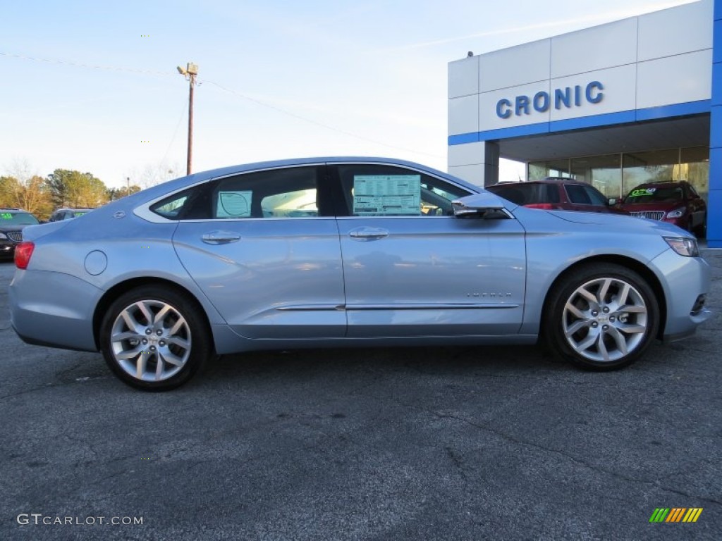 2014 Impala LTZ - Silver Topaz Metallic / Jet Black/Dark Titanium photo #8