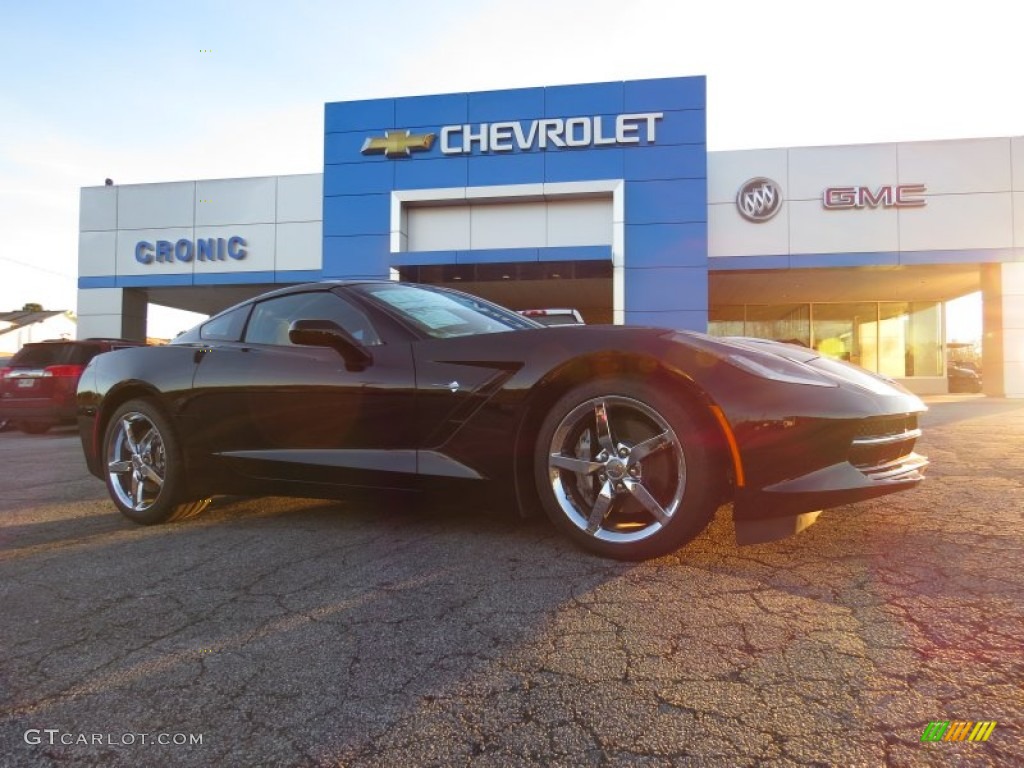 2014 Corvette Stingray Coupe - Black / Jet Black photo #1