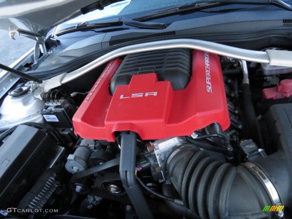 2013 Chevrolet Camaro ZL1 6.2 Liter Eaton Supercharged OHV 16-Valve LSA V8 Engine Photo #89024598