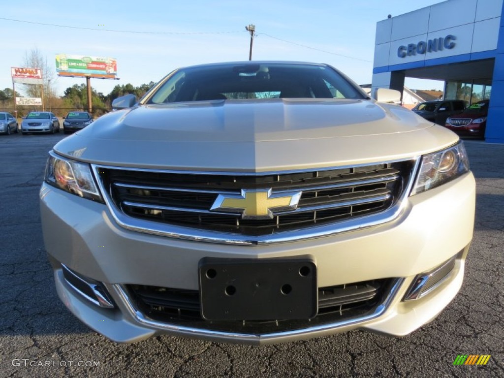 2014 Impala LT - Champagne Silver Metallic / Jet Black/Brownstone photo #2