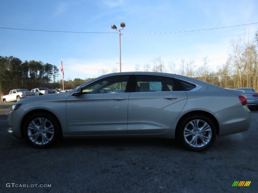 2014 Impala LT - Champagne Silver Metallic / Jet Black/Brownstone photo #4