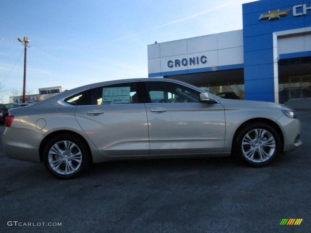 2014 Impala LT - Champagne Silver Metallic / Jet Black/Brownstone photo #8